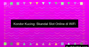 Kondor Kucing Edarkan Slot Online Lewat Wifi Sekolah