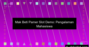 Mak Beti Pamer Slot Demo Ke Mahasiswa Baru
